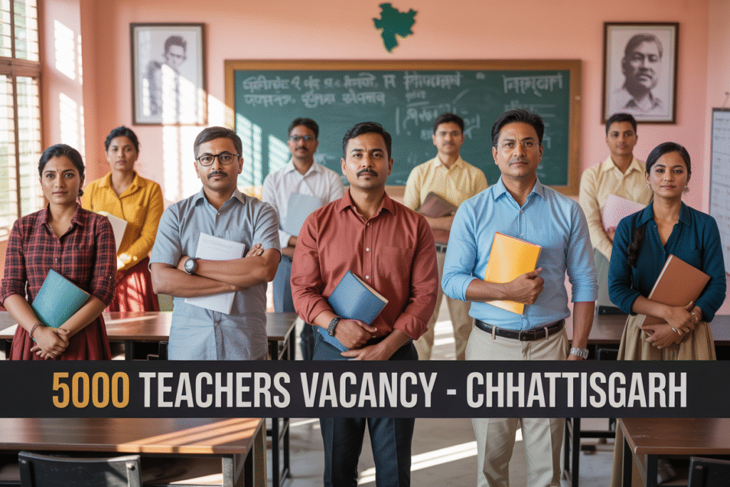 Chhattisgarh upcoming 5000 teachers vacancy